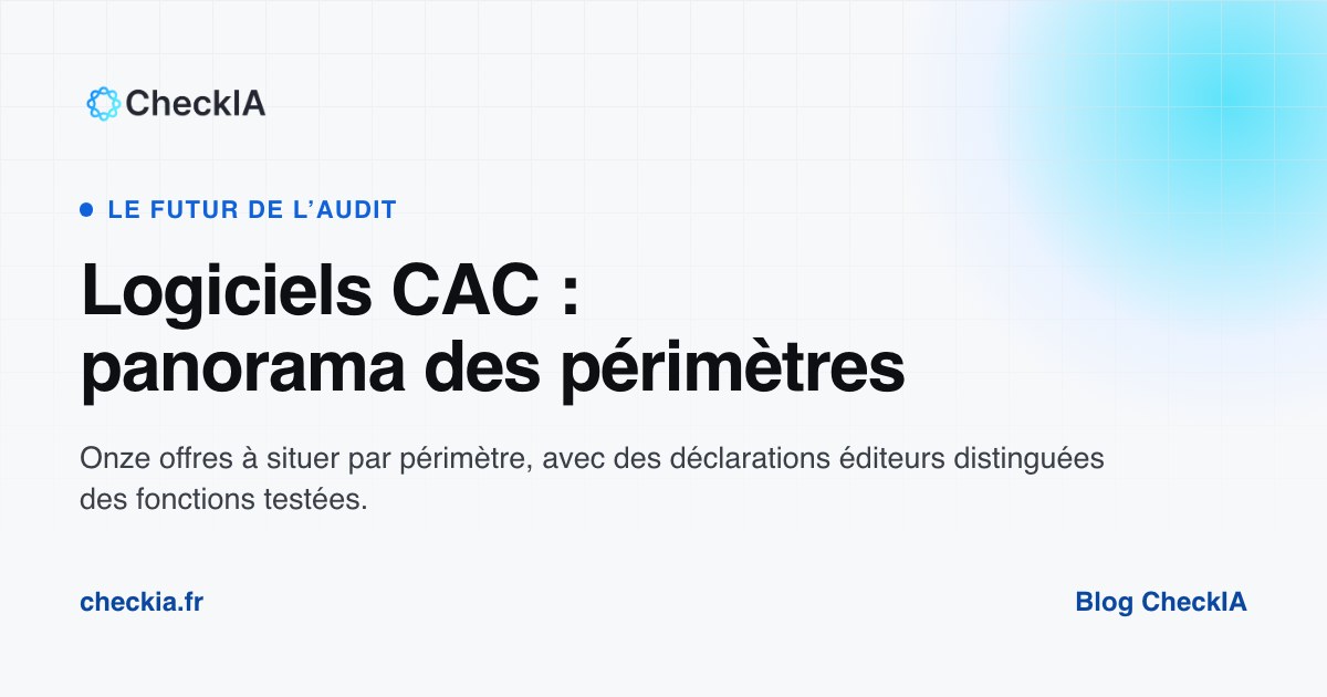 Logiciel commissaire aux comptes : panorama 2026 des solutions du marché.